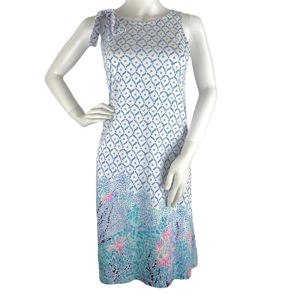 Lilly Pulitzer Blue and Pink Mini Dress - Picture 4 of 11